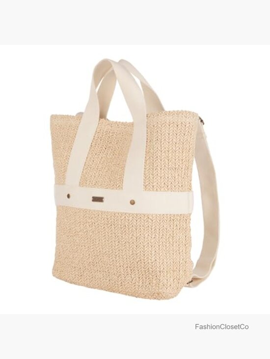Woven Straw Backpack | Lightweight Travel Daypack | Eco Friendly main image 4